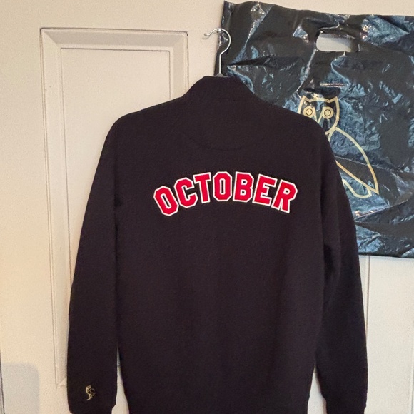 Black OVO Men's Jacket with Red Accent - Picture 7 of 9